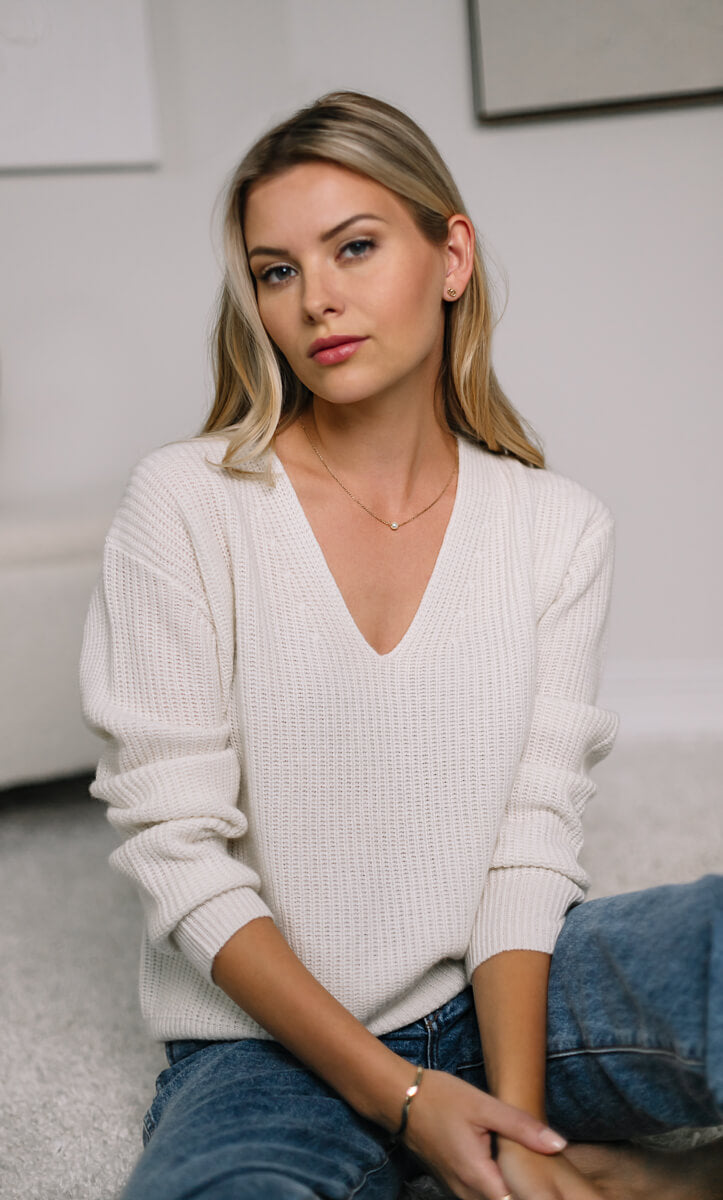 Como Cashmere Fisherman Sweater